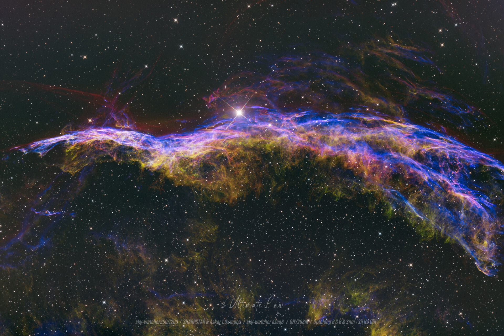 NGC6960西面纱星云