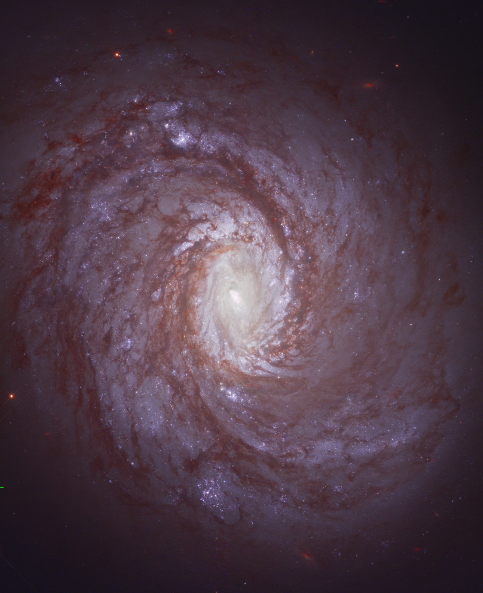 M77，但是用紫色表示紫外通道F275W