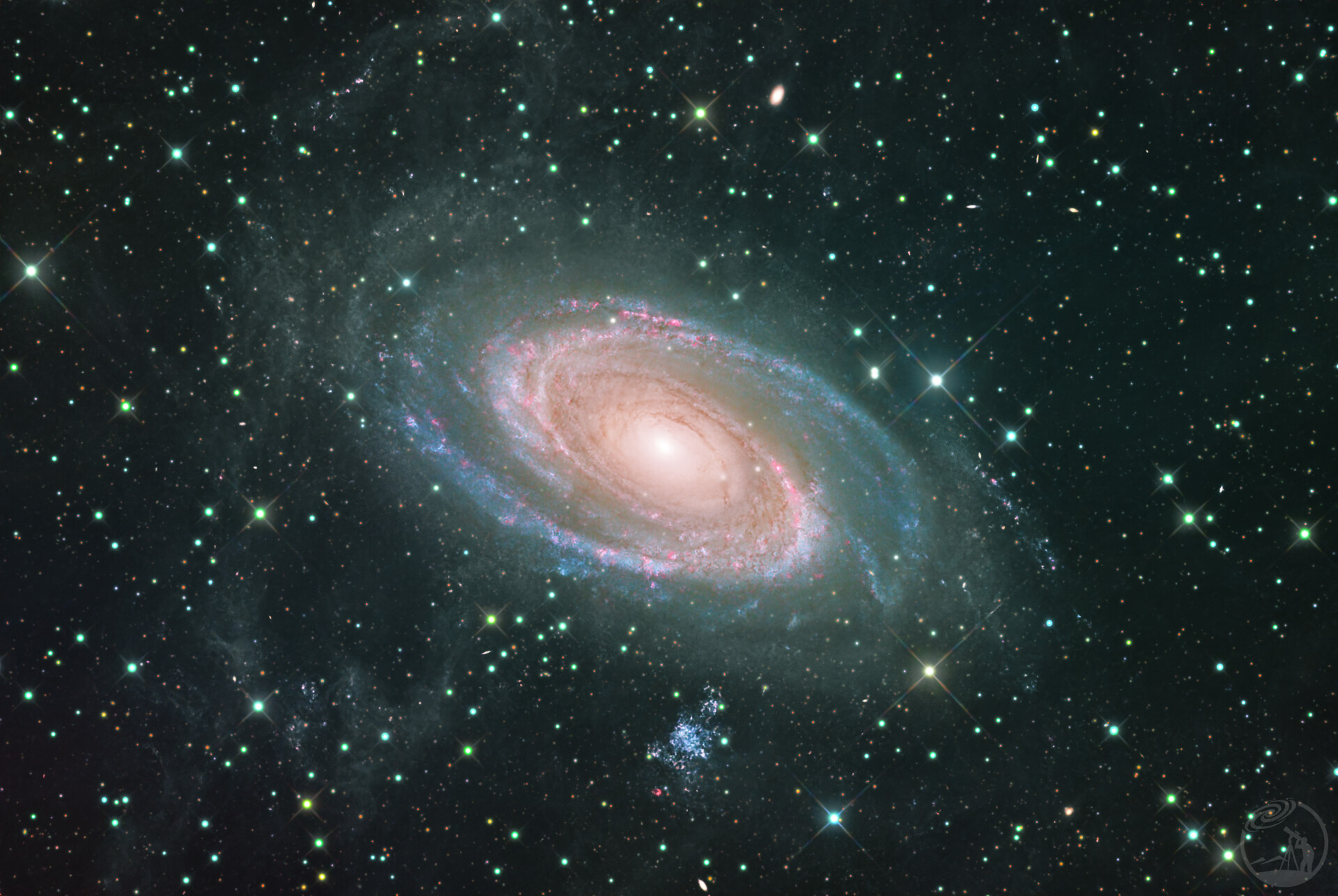 M81核心喷流与ha强化版