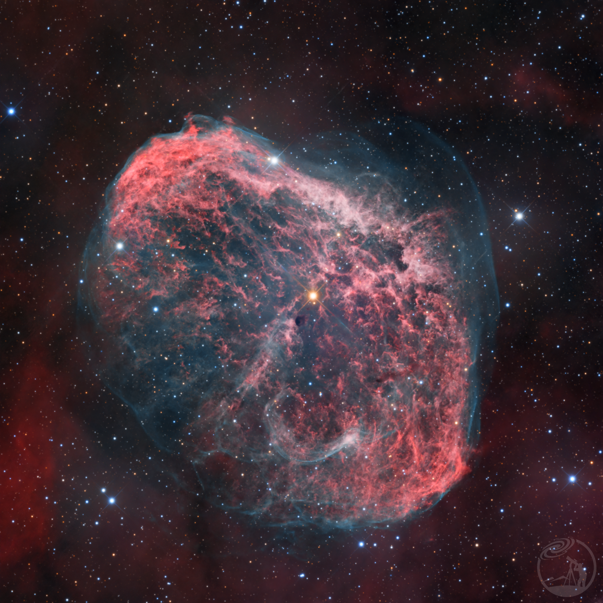 NGC6888脑花星云LRGBHO