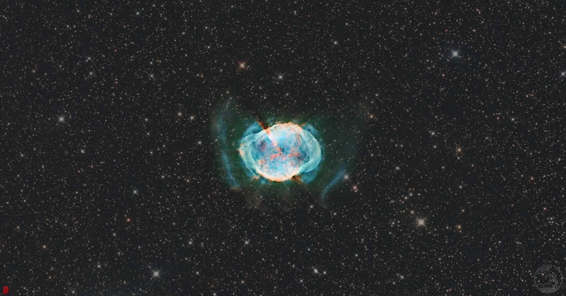 贵阳乡下的RGB10小时 M27哑铃星云 