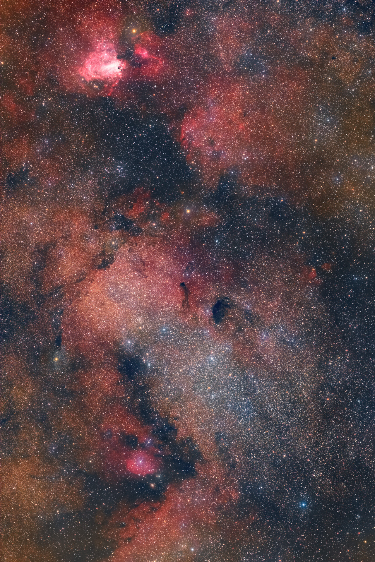 M24 人马座恒星云和M17