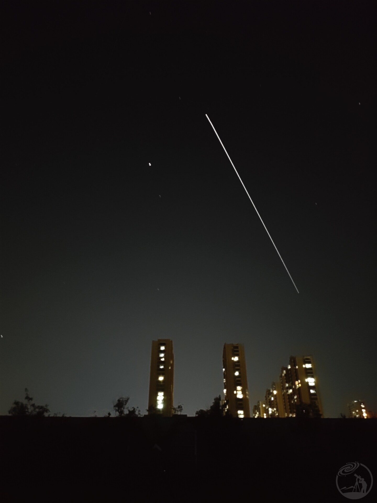 中国空间站星轨
