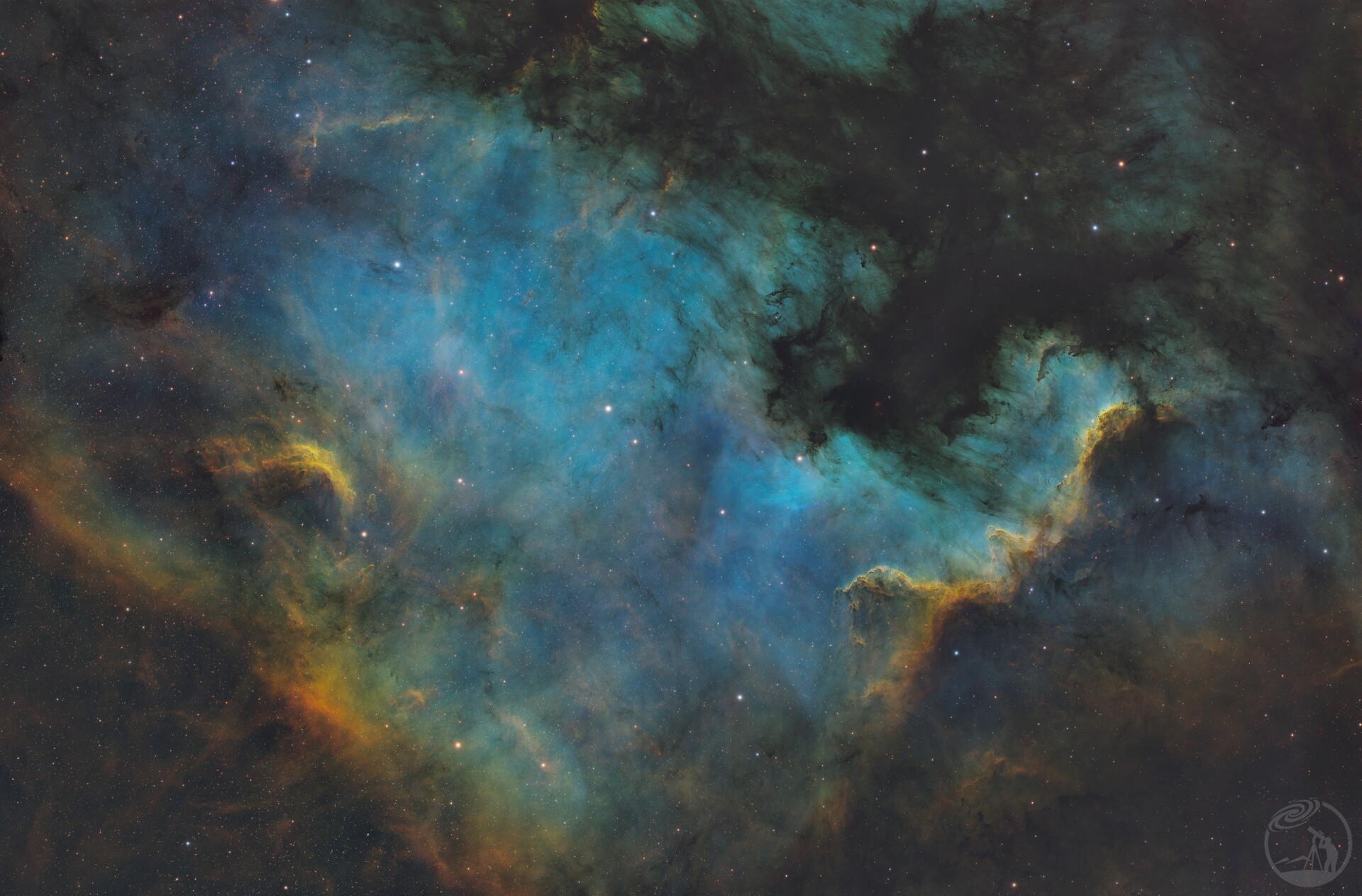 NGC7000 RGB星点