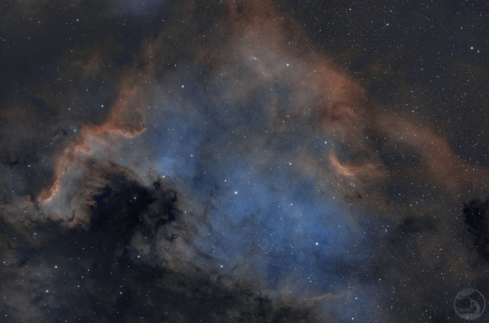 在敦煌的最后一张 NGC 7000 北美洲星云