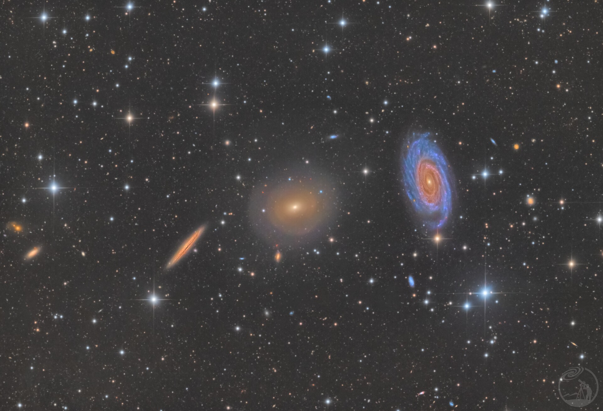 NGC5982/天龙座三兄弟