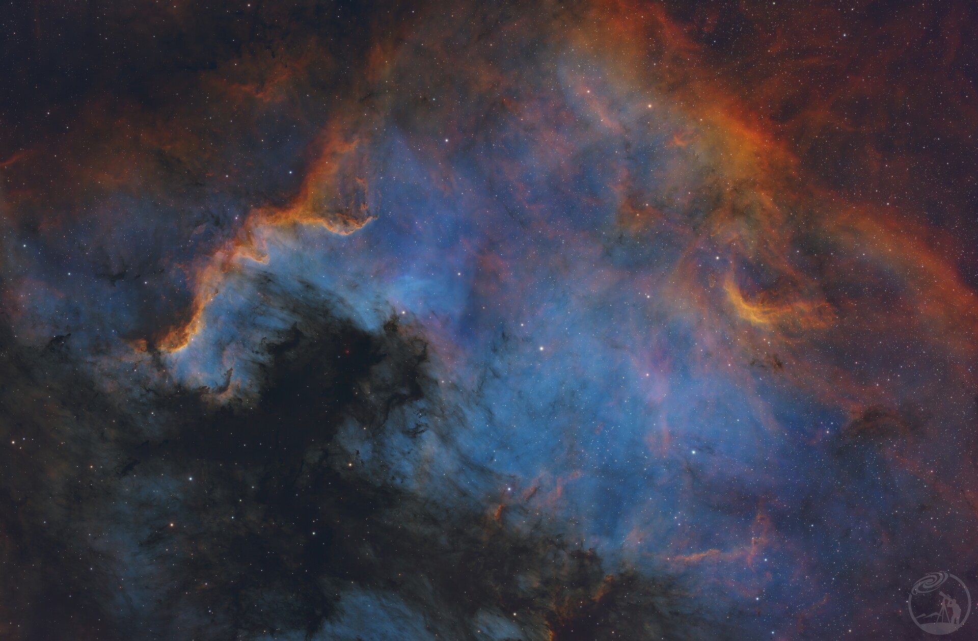 NGC7000 俯首的龙