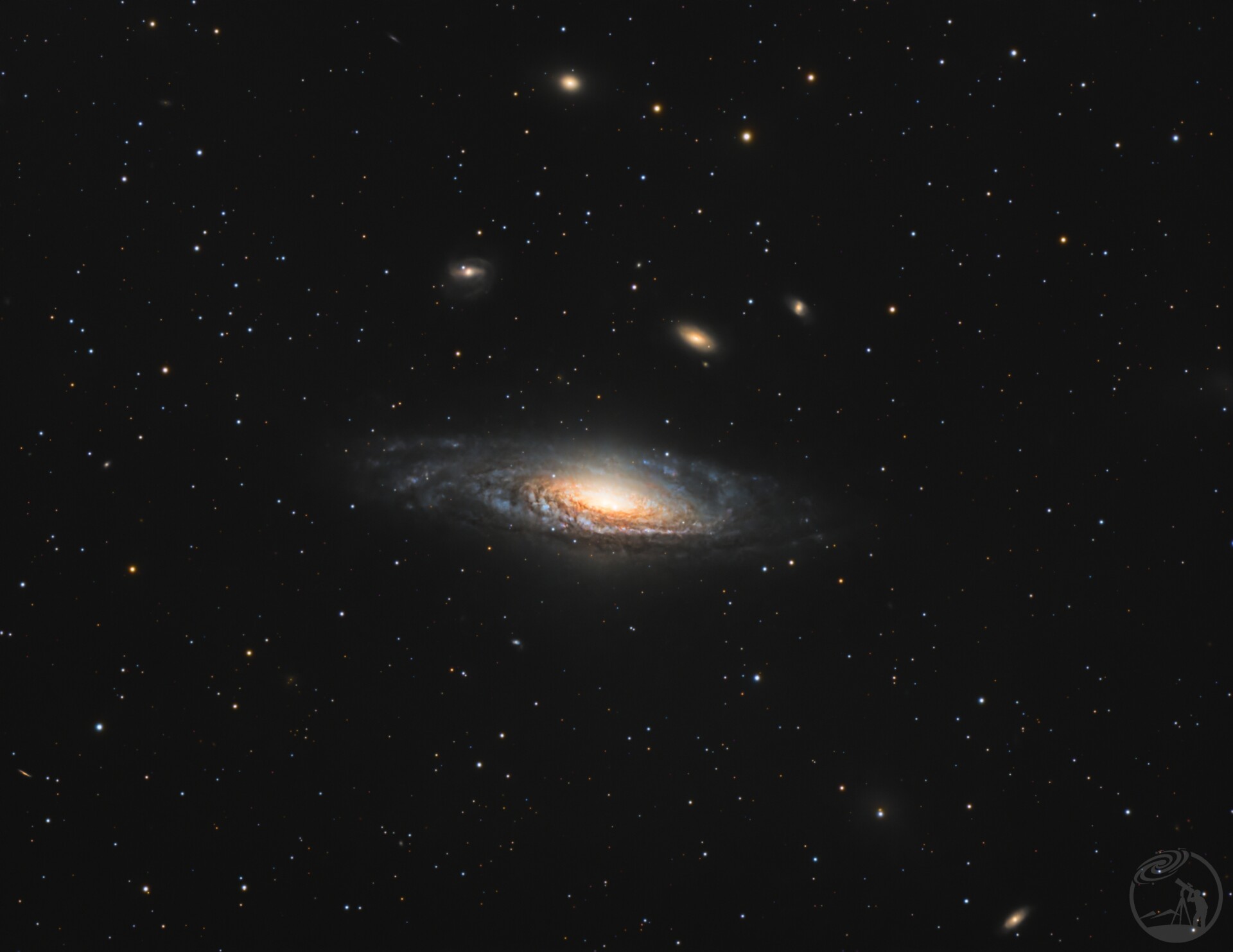 NGC7331 鹿舔星系 8级深空