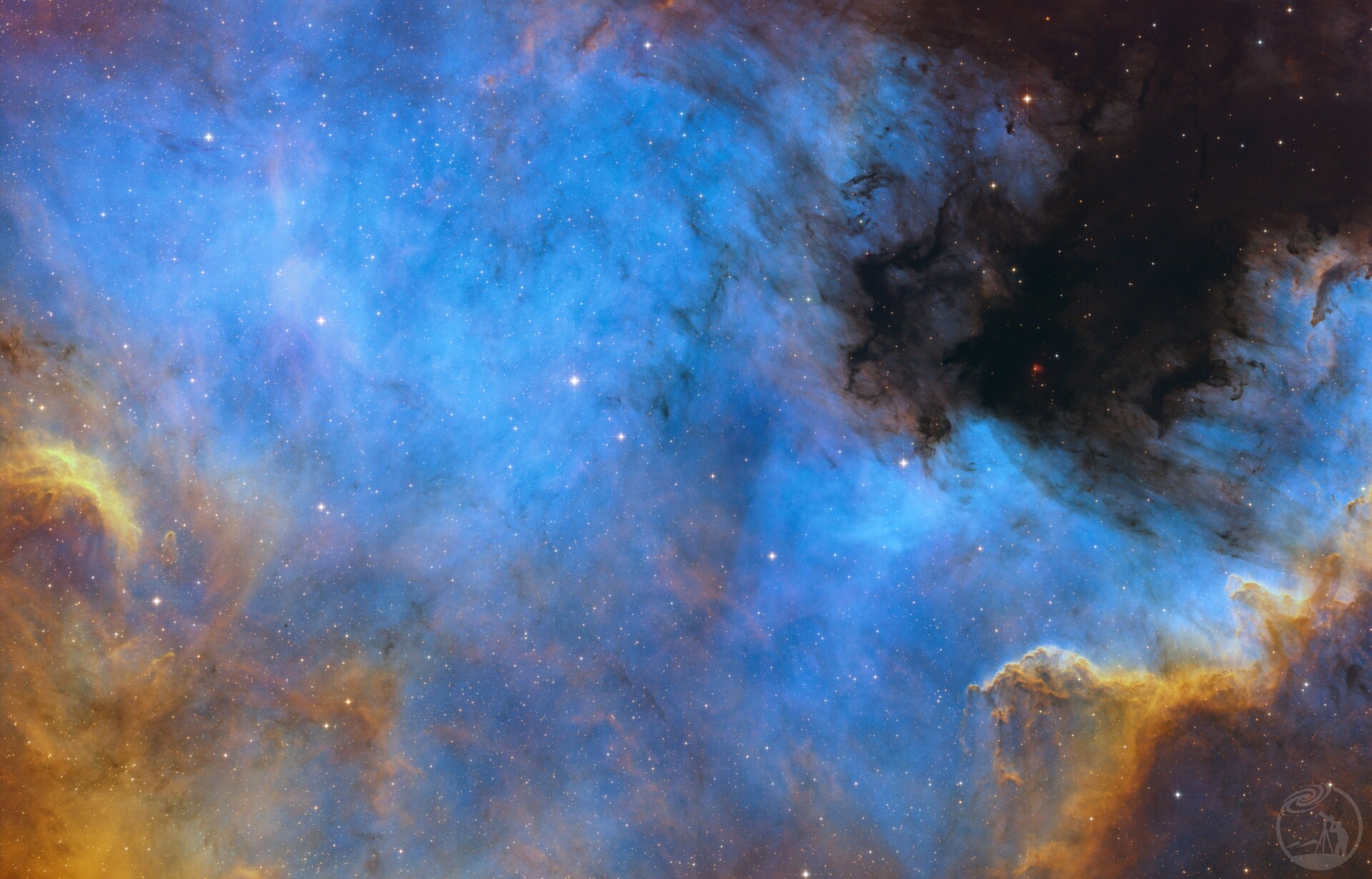 NGC7000美洲星云（局部）