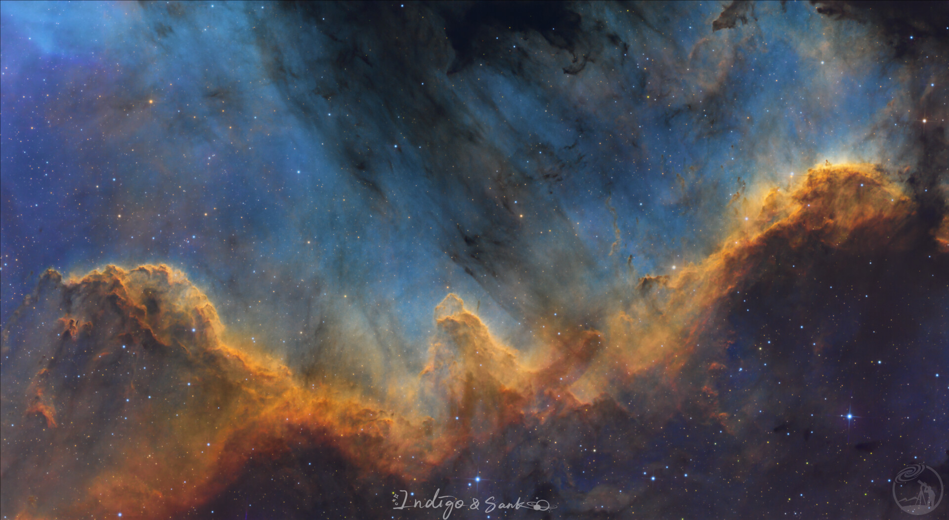 NGC7000北美洲星云局部