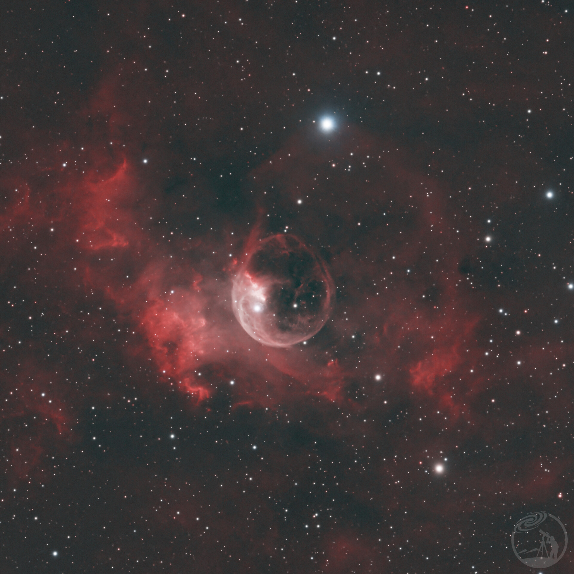 NGC7635气泡星云特写