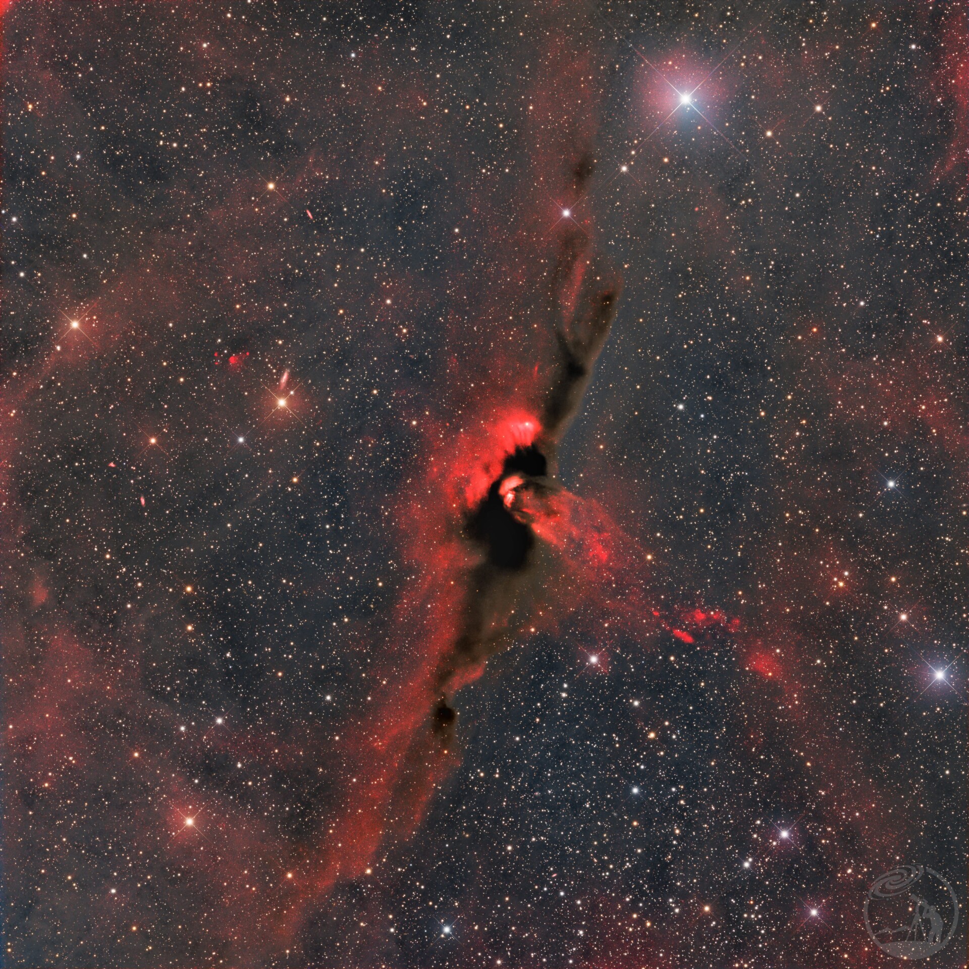 LND43飞蝠星云，