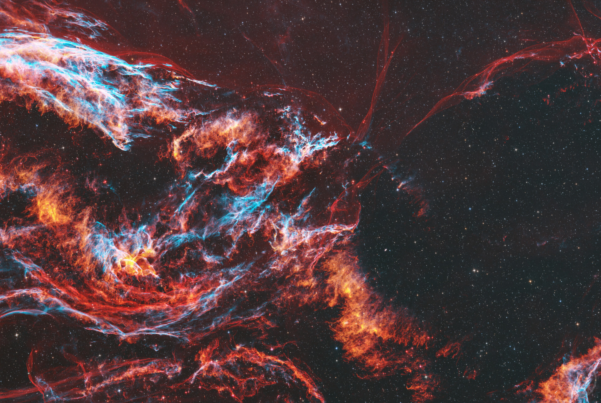 NGC6960面纱龙首