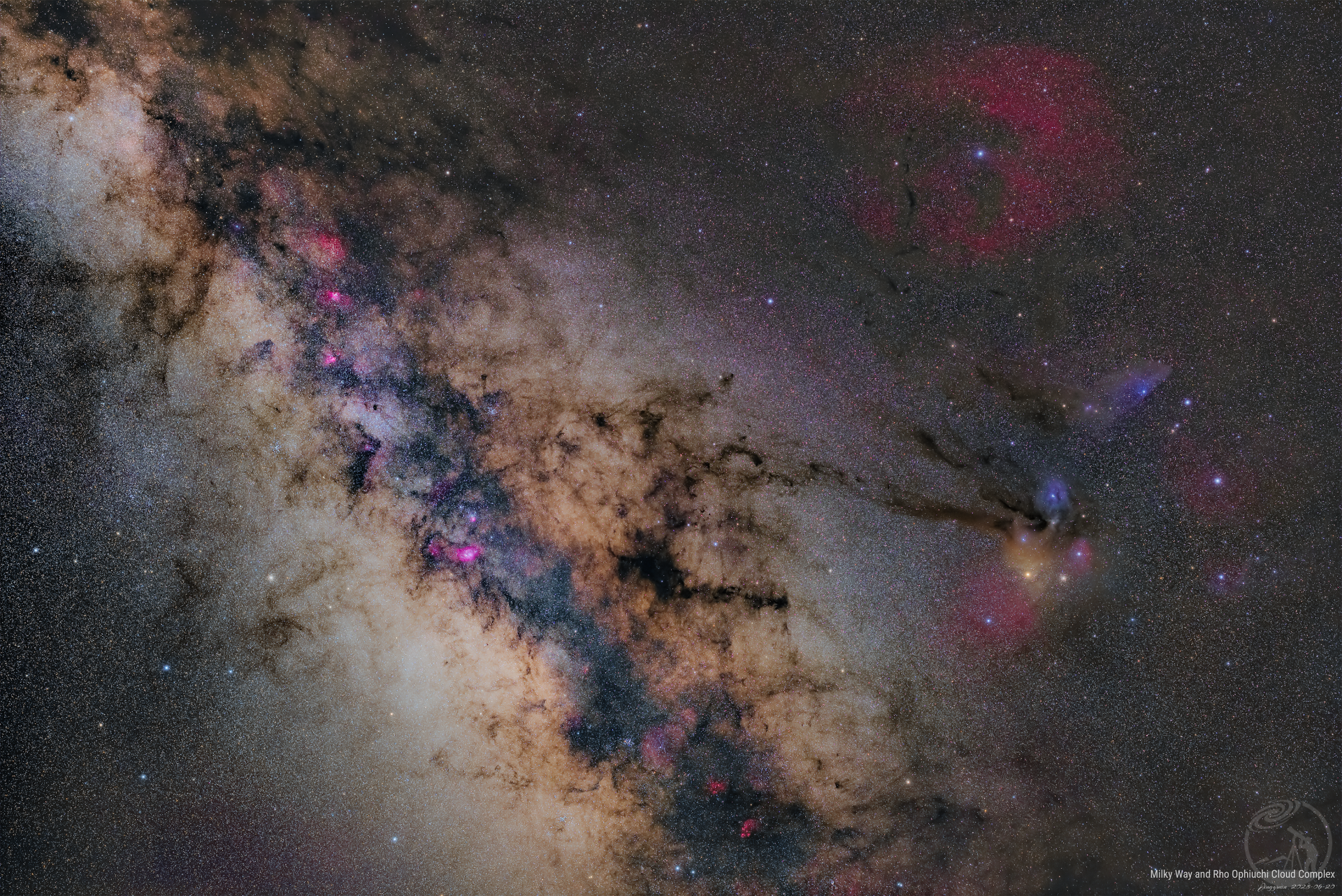 银河与星空调色盘