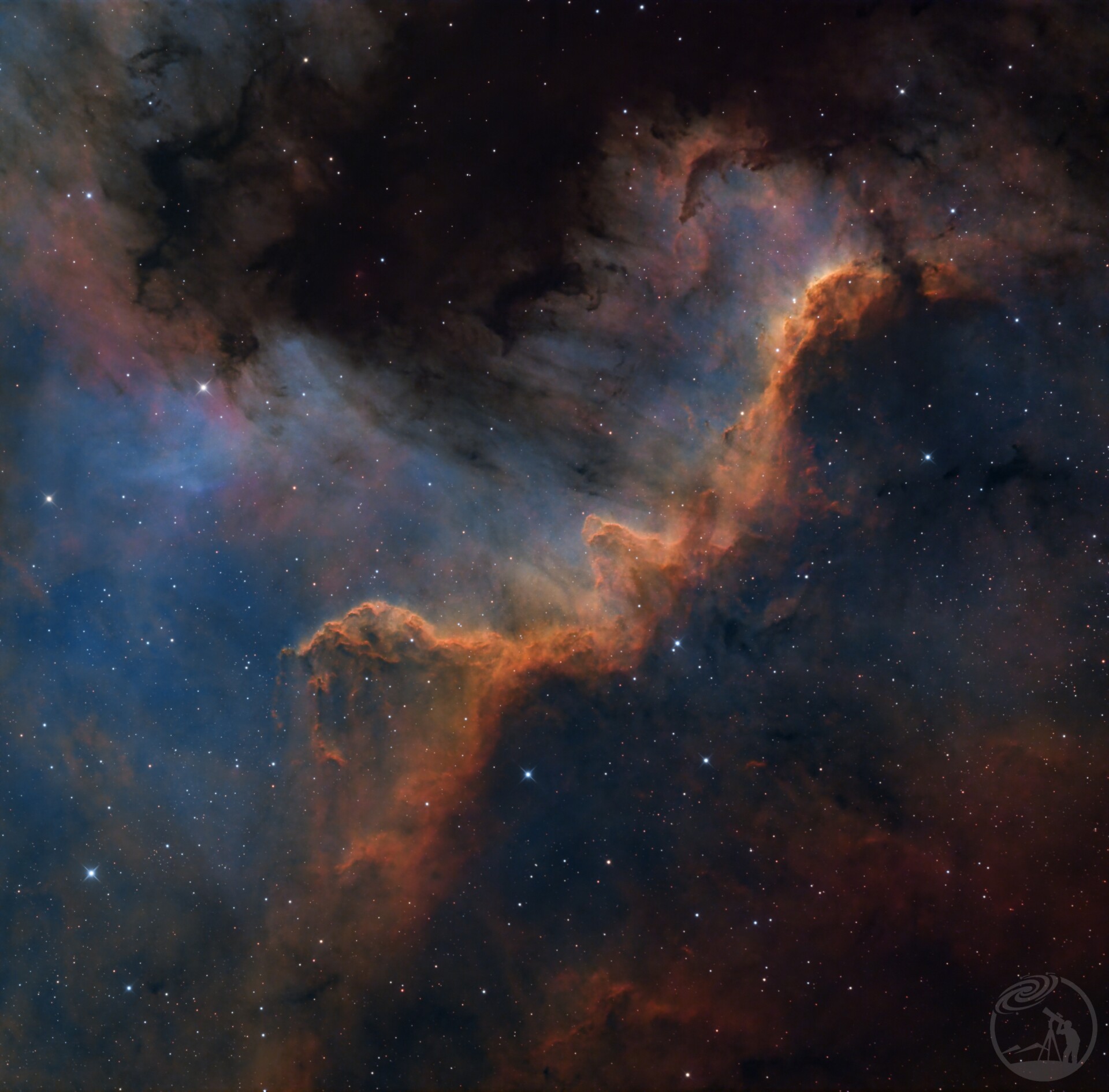 ngc7000哈勃色