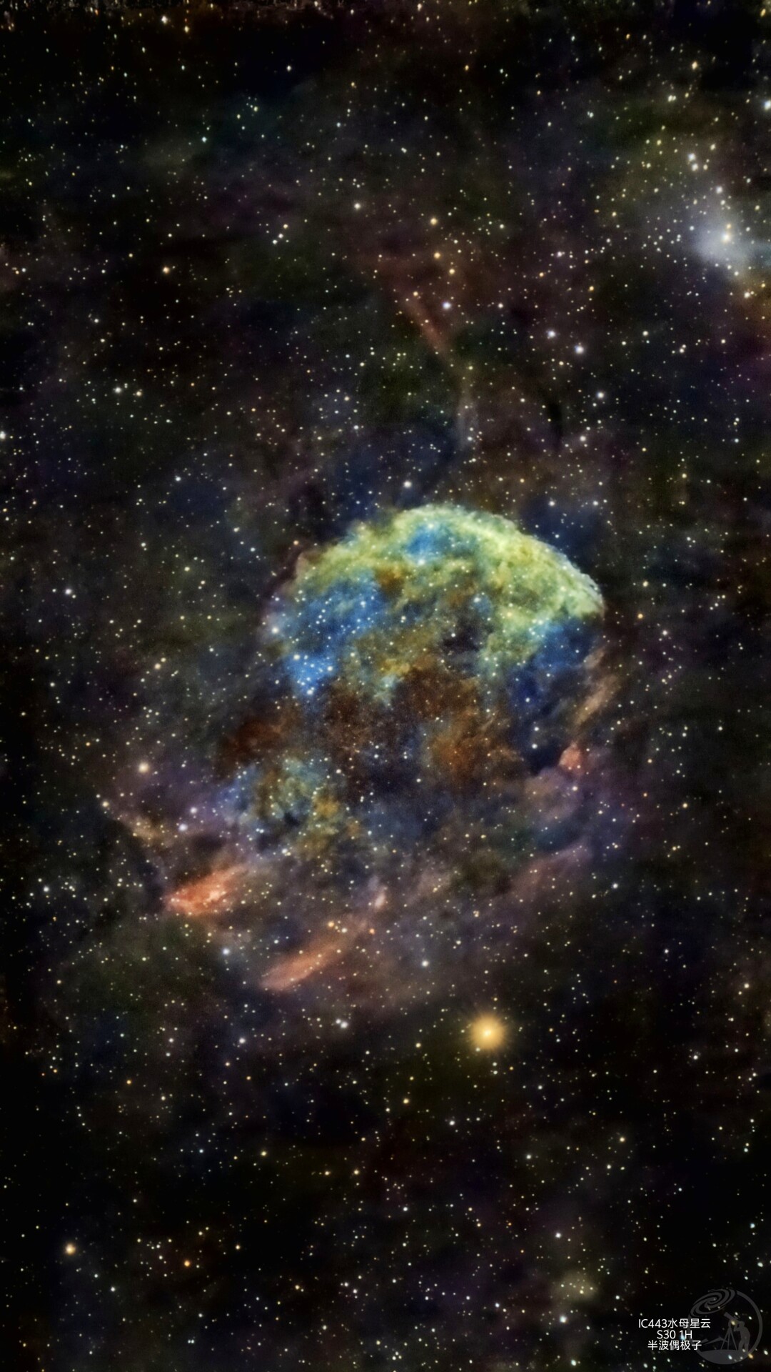水母星云伪哈勃色