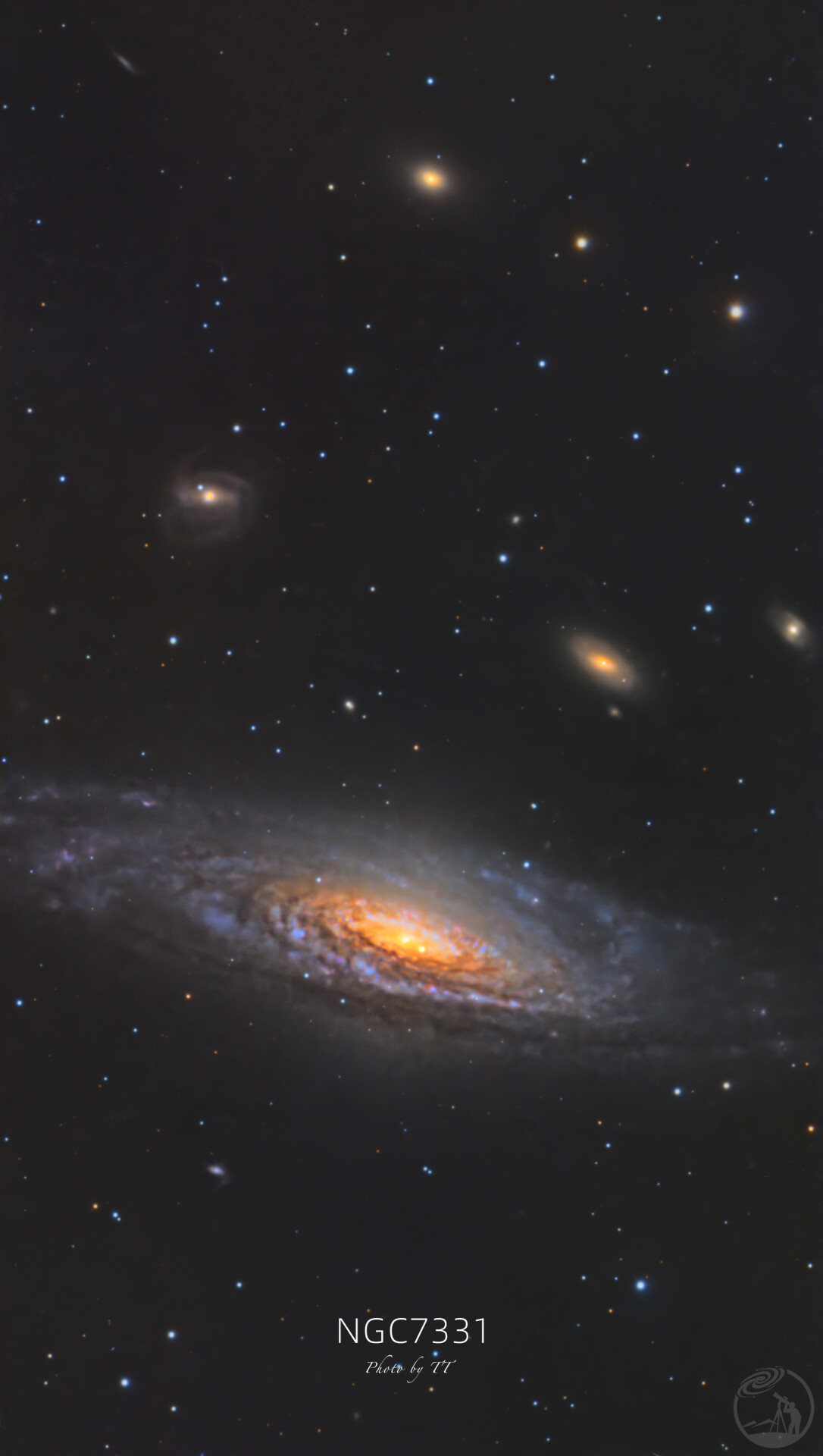 NGC7331鹿舔星系的超新星