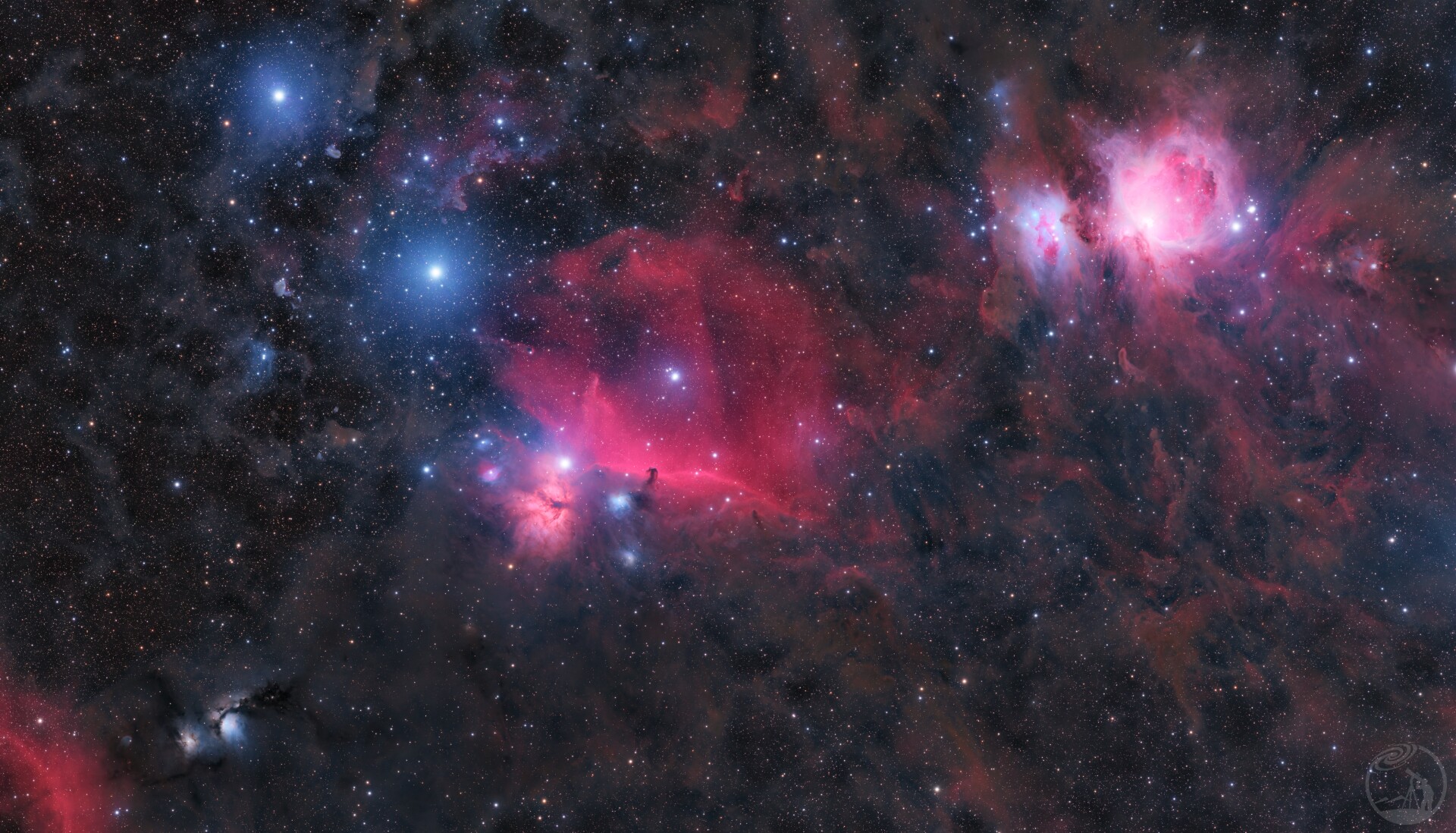 M42-IC434-M78广域  Bin2
