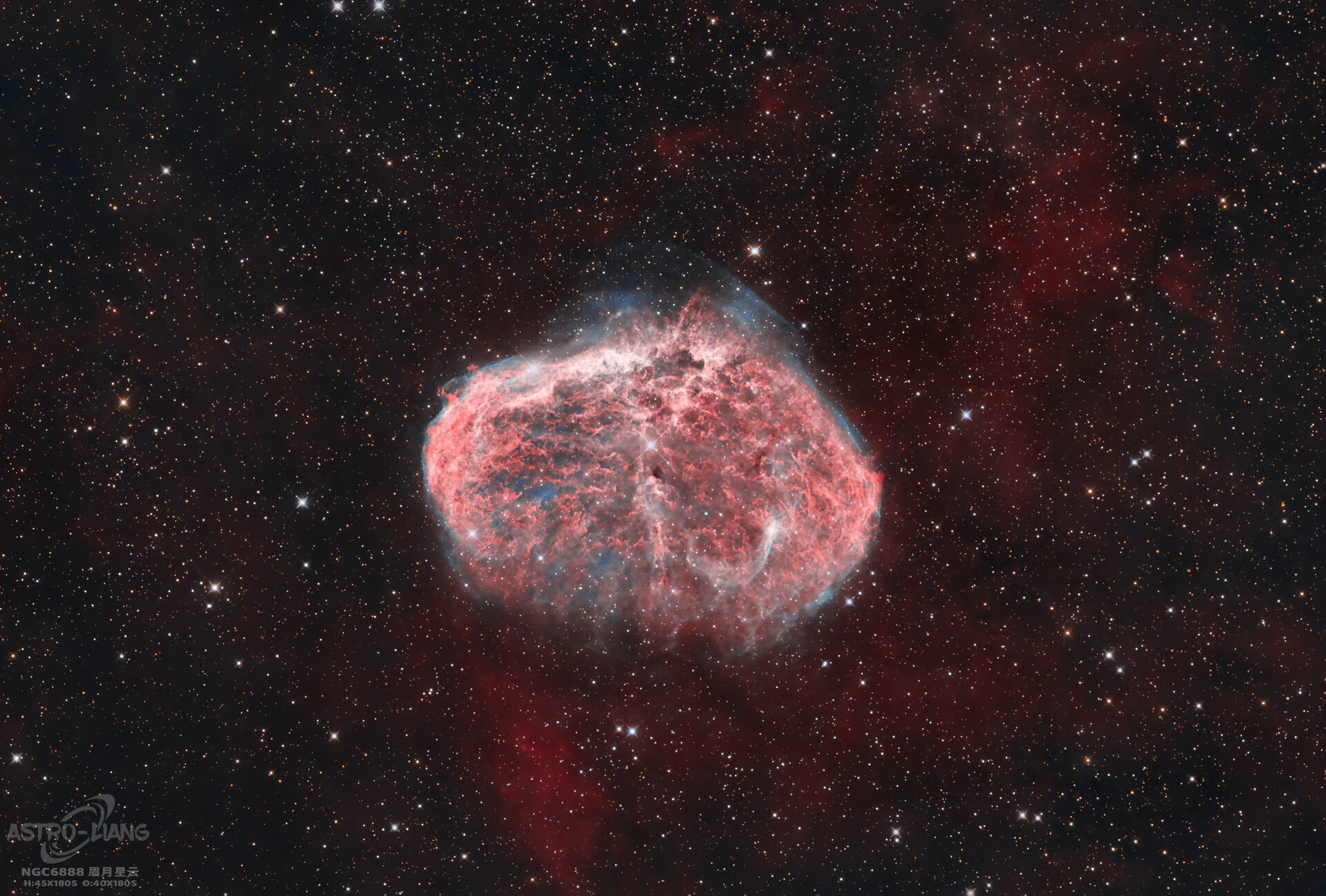 天台快餐，ngc6888眉月星云