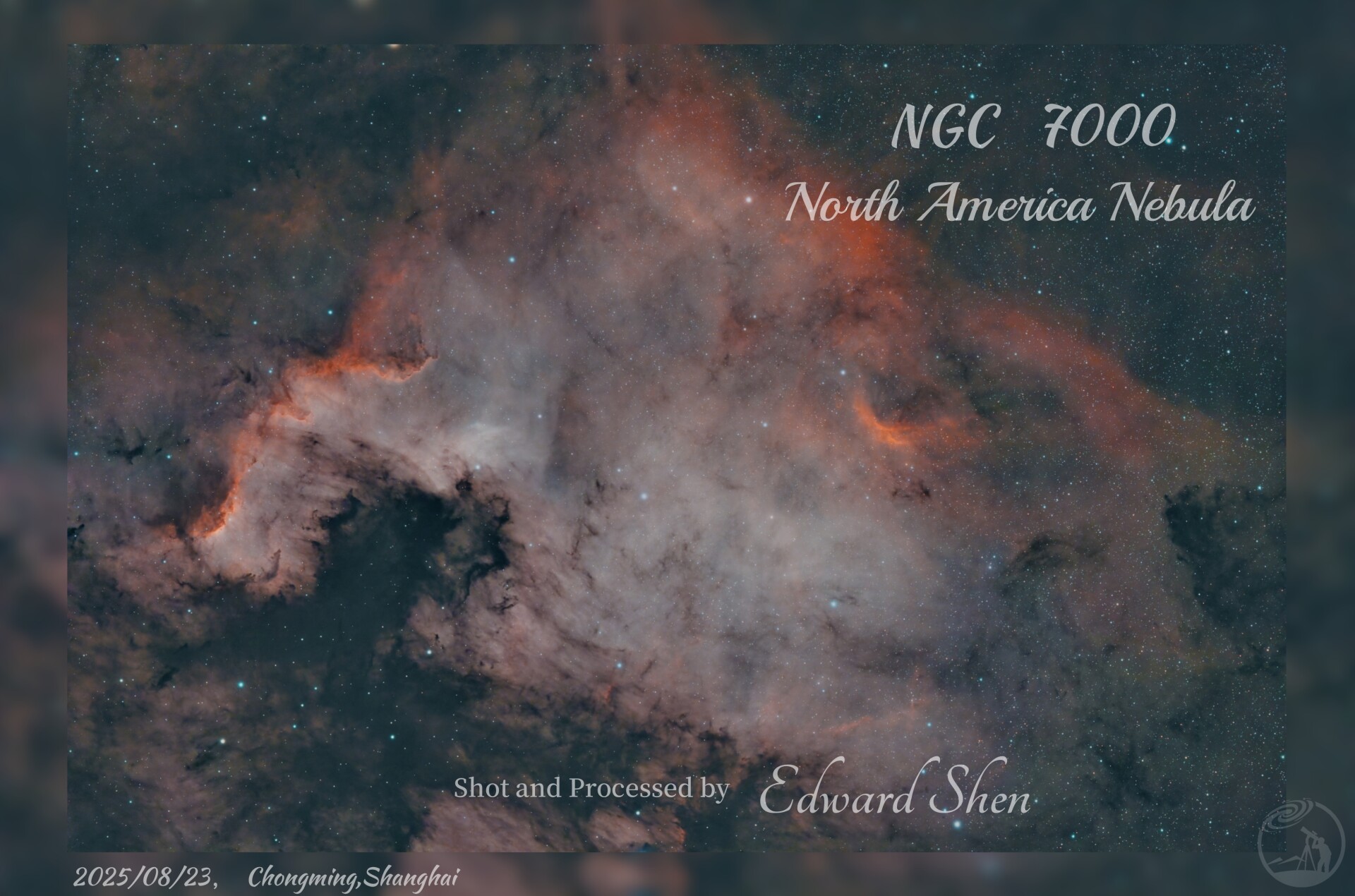NGC7000 北美洲星云  