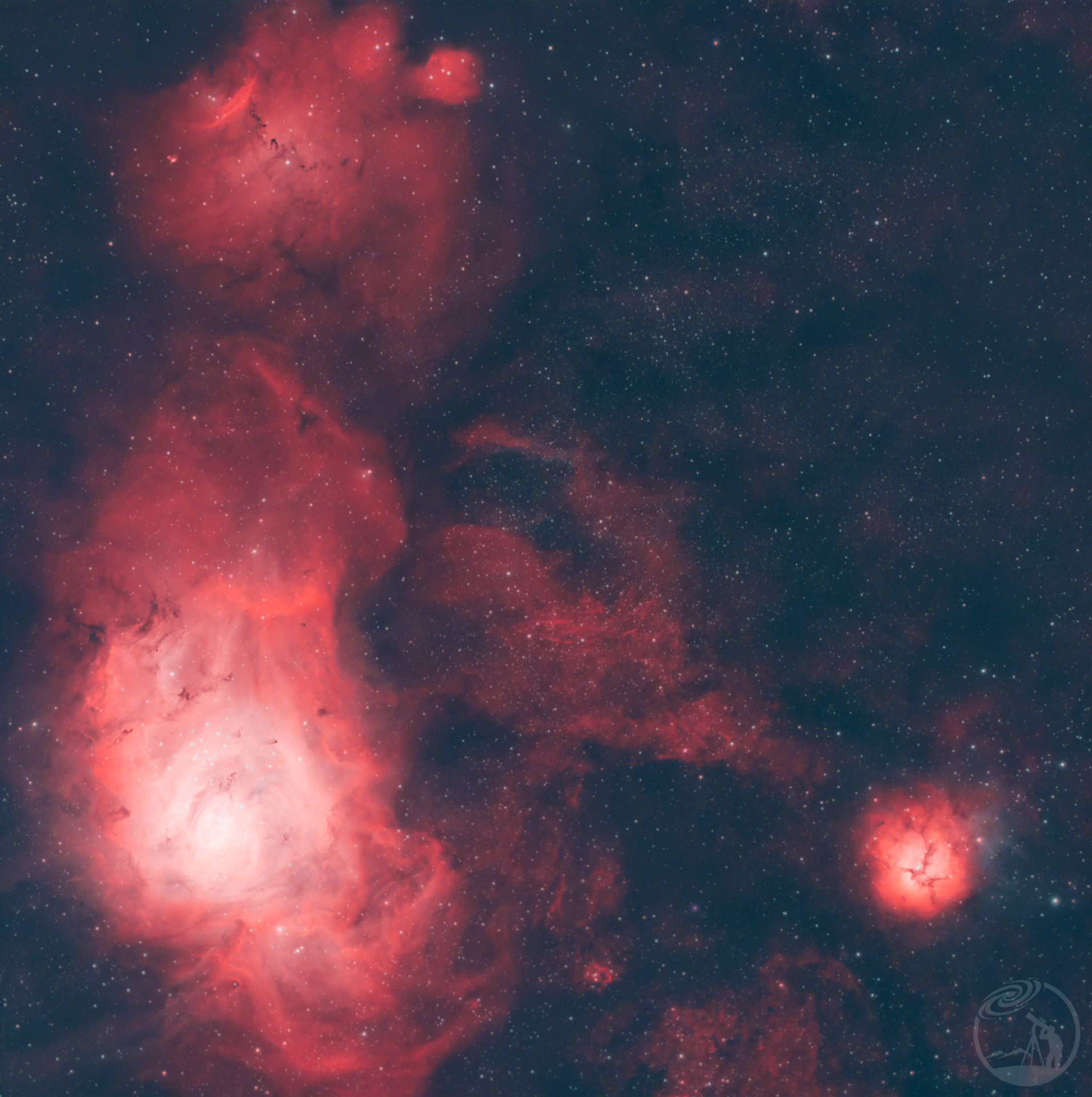 珊瑚礁与三叶草星云