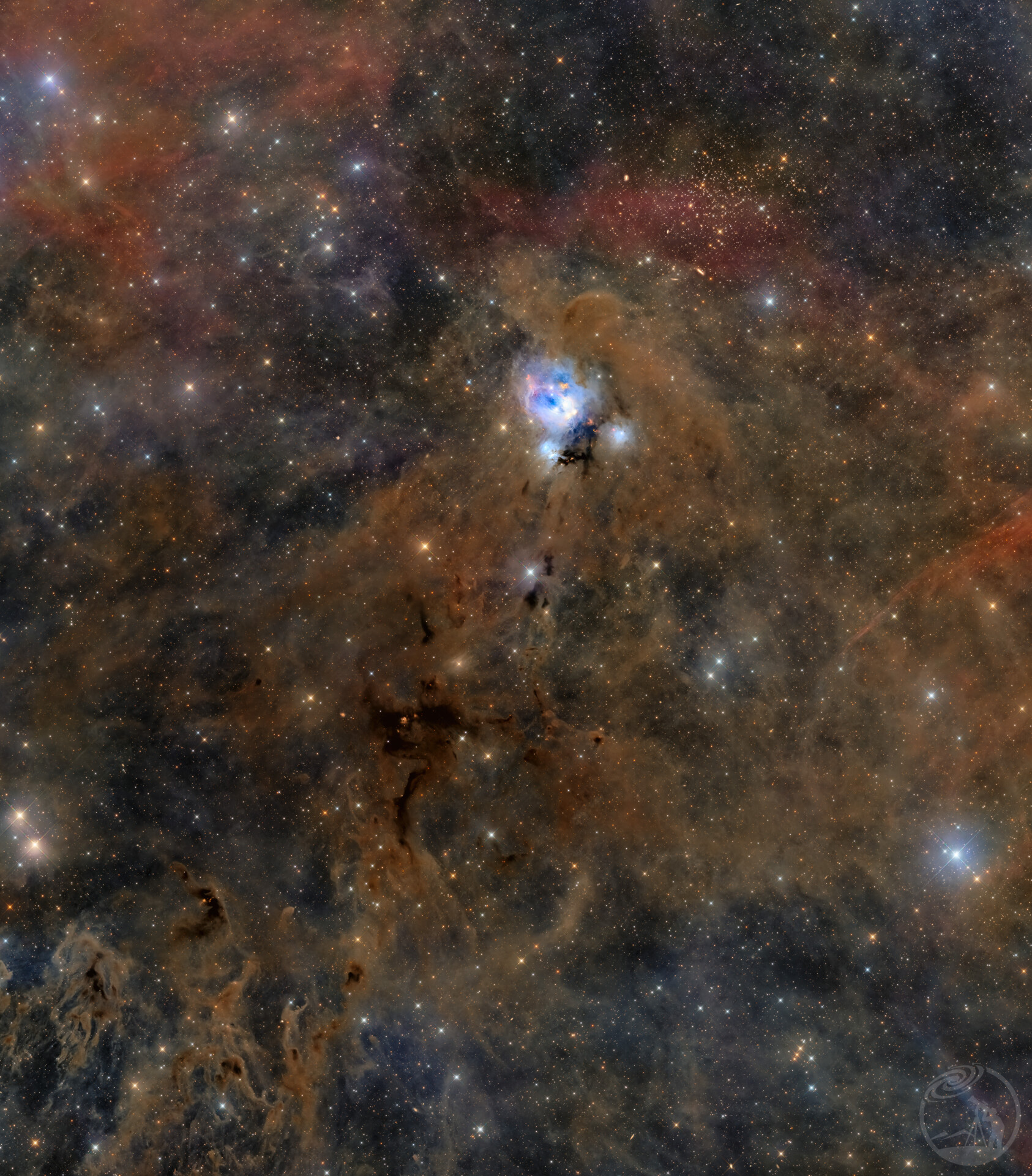 NGC7129宇宙花蕾星云