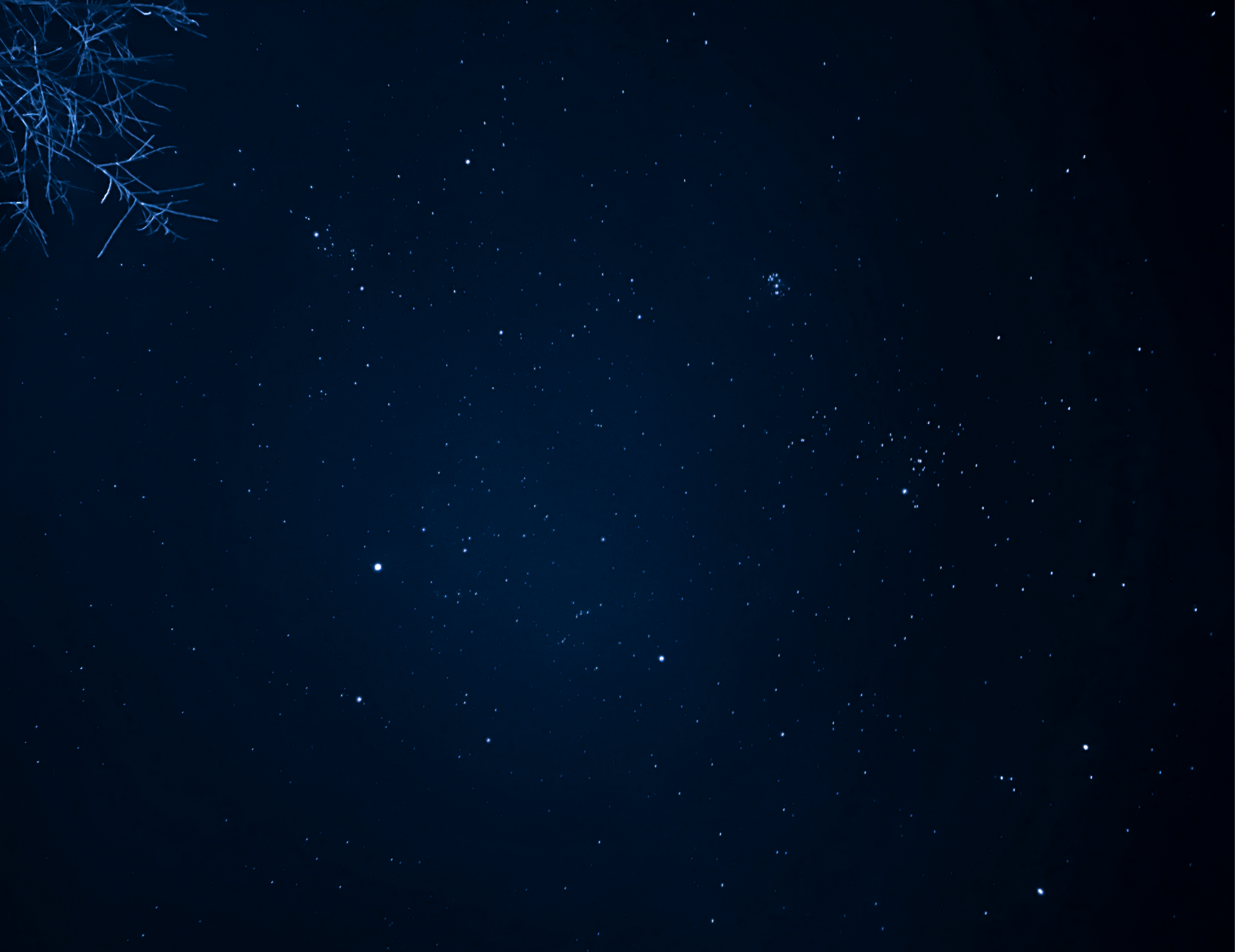 冬季星空手机拍