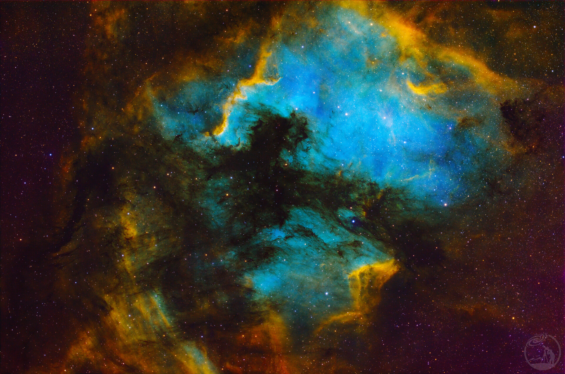 NGC7000 黑鹰星云？