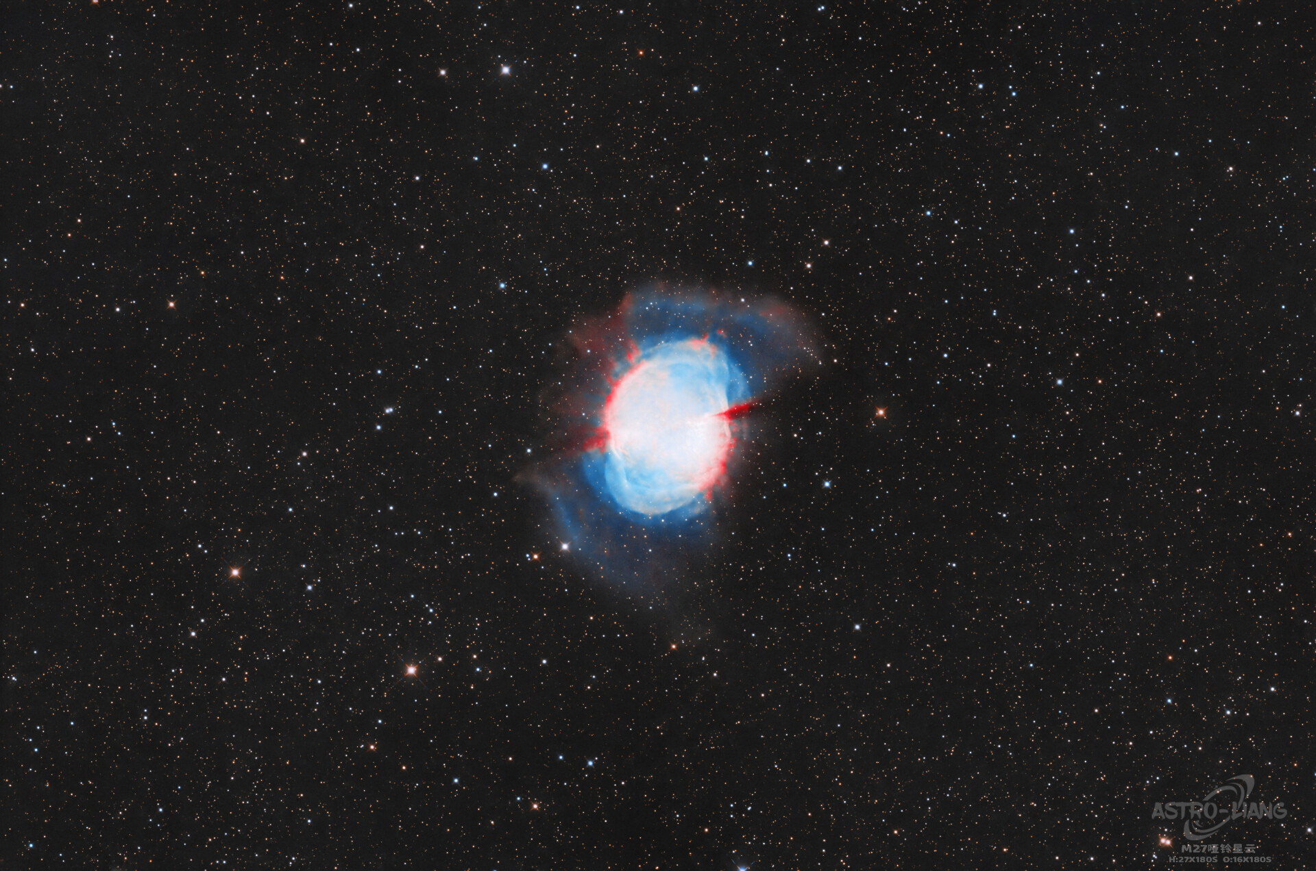 吃个点心——M27哑铃星云