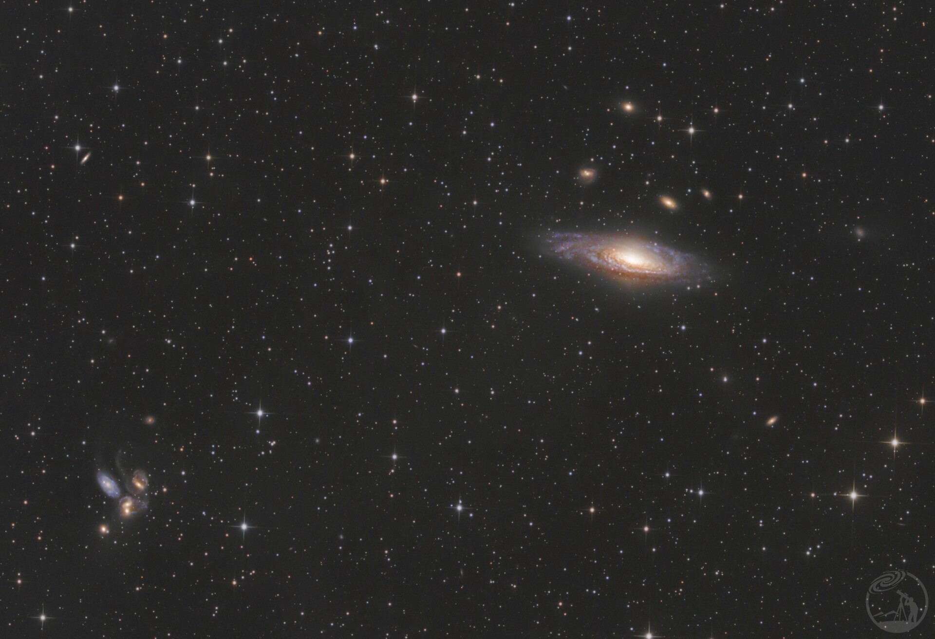 NGC7331&斯蒂芬五重奏