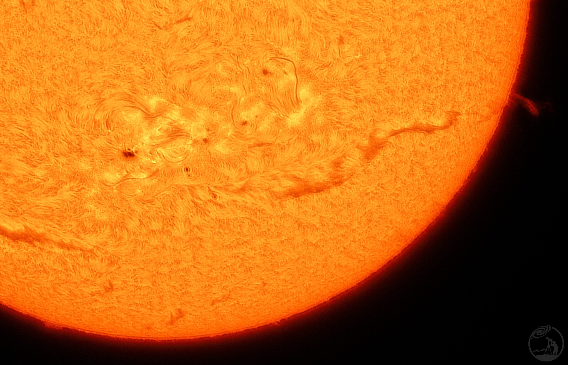 太阳色球局部