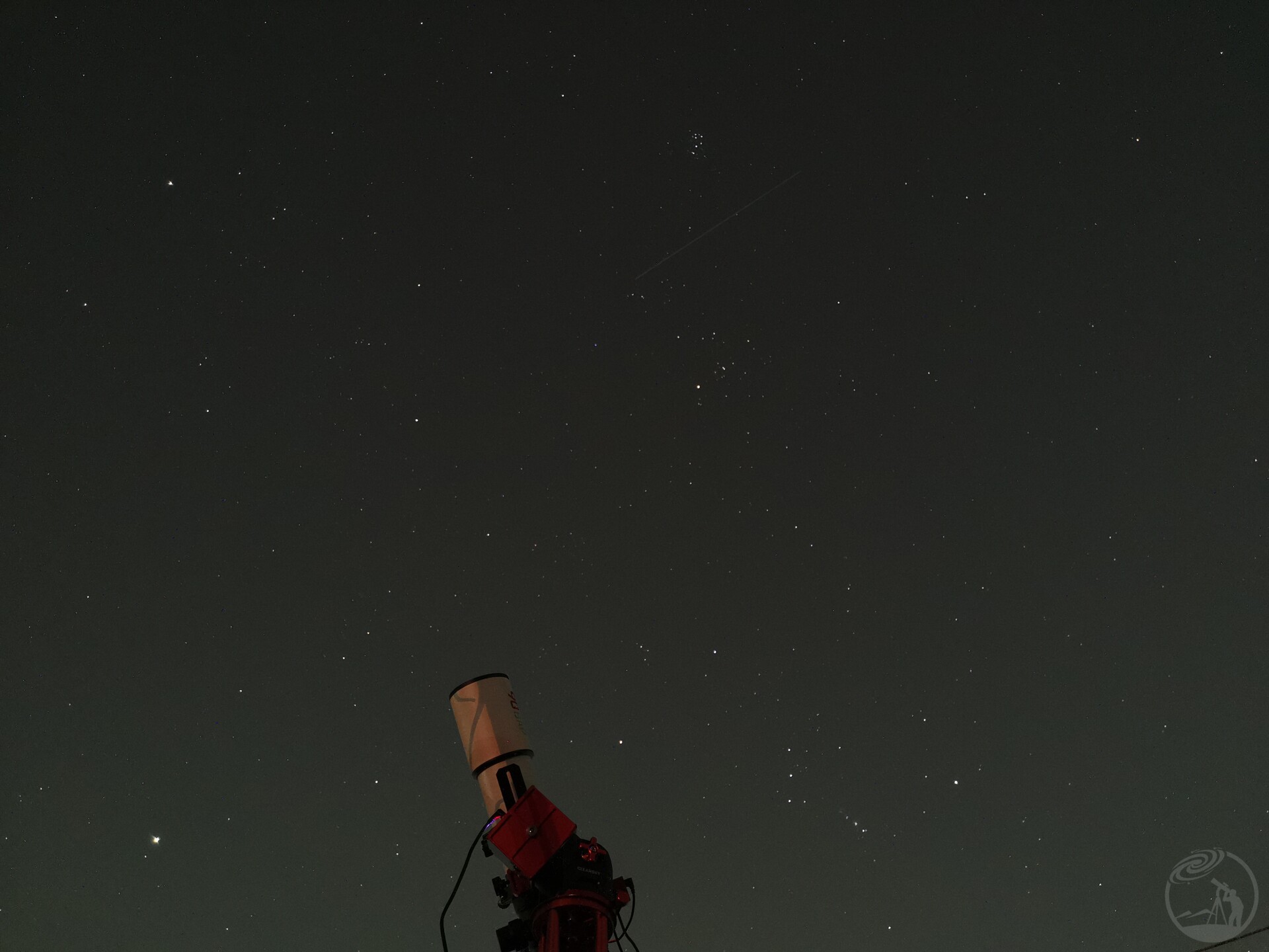 7级光害下的清晨星空