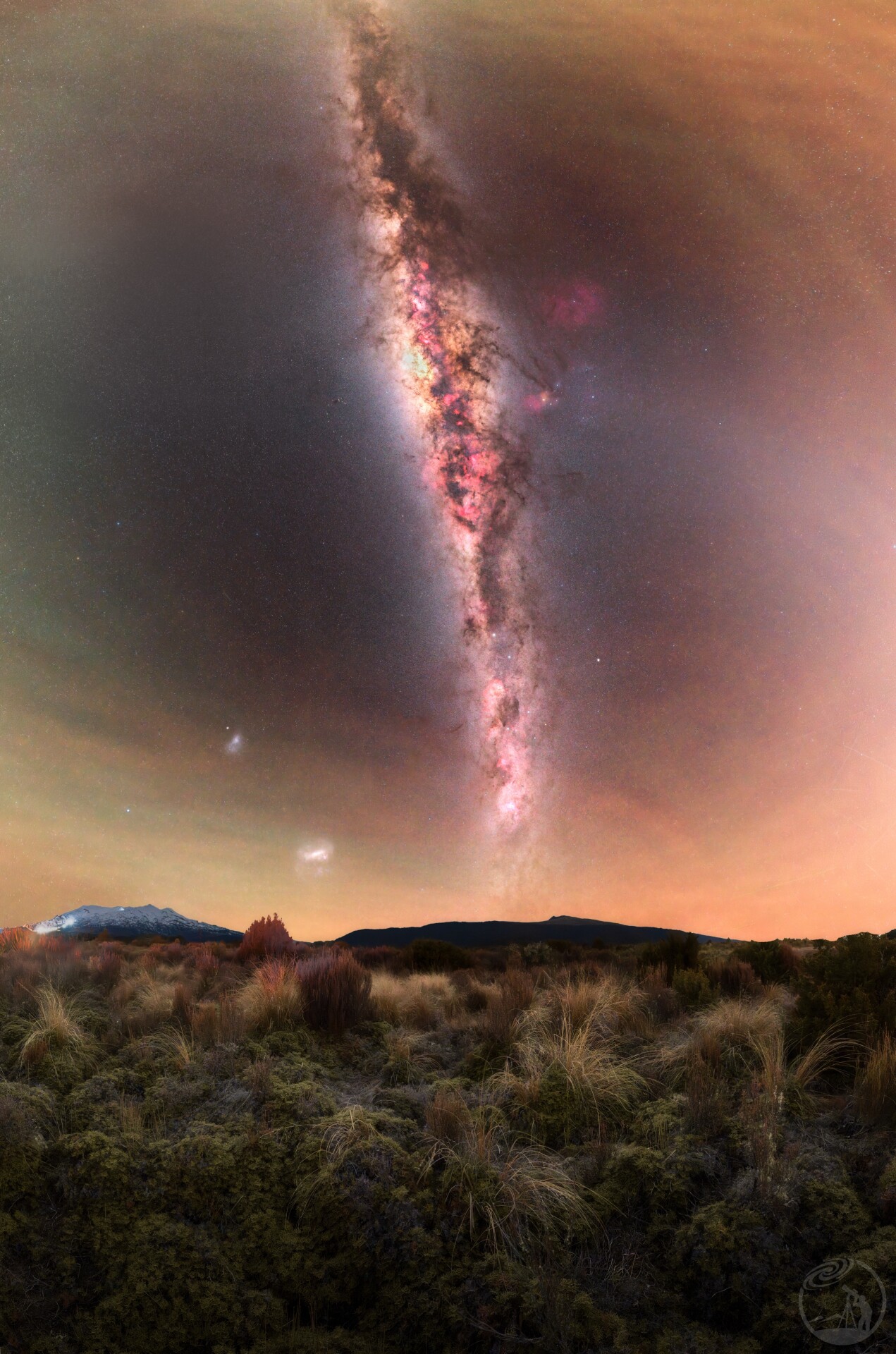 汤加里罗的南天全景