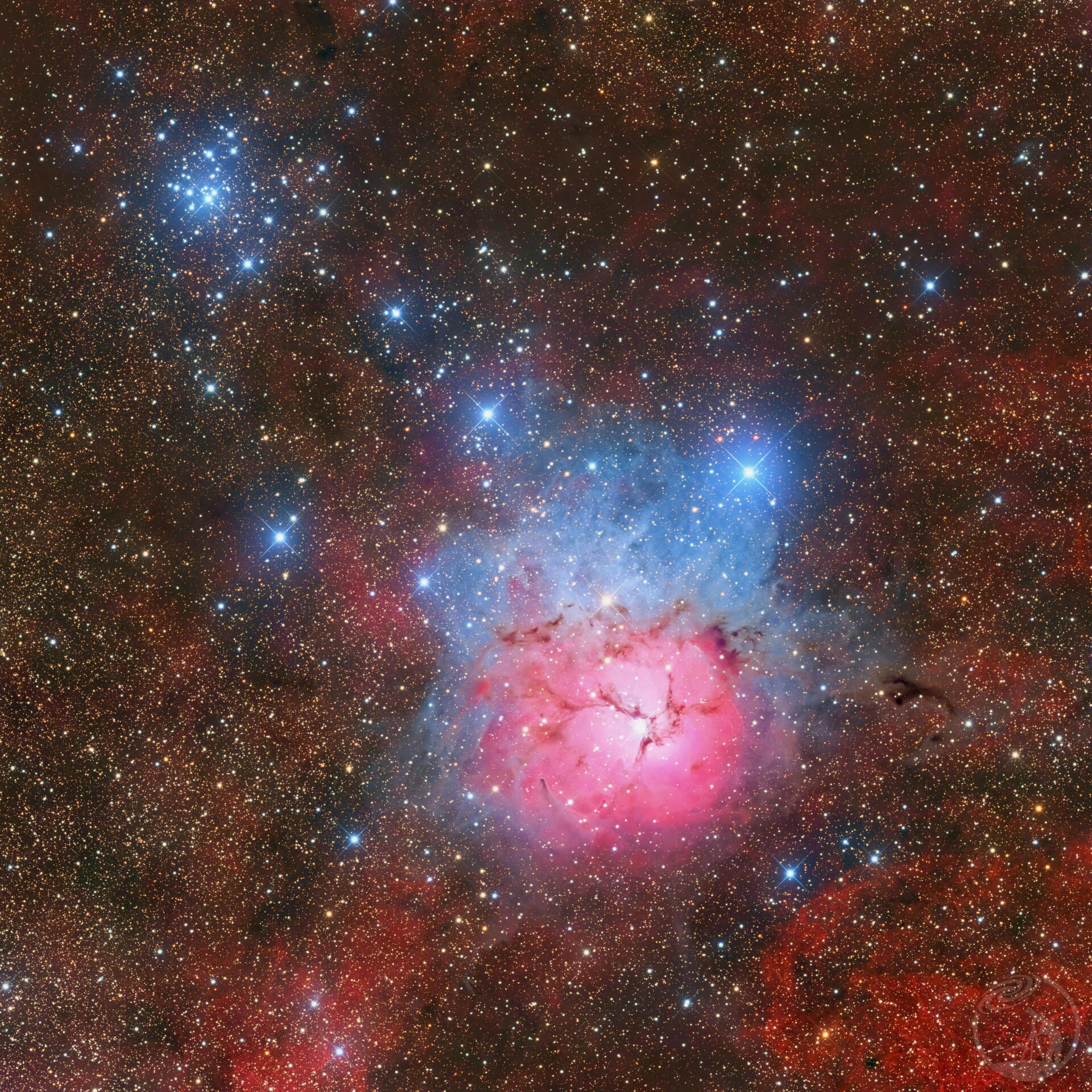 M20三裂星云