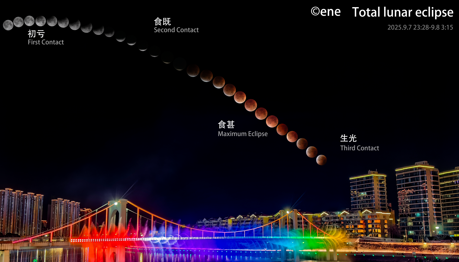 从初亏到复圆，见证这份限定款星空