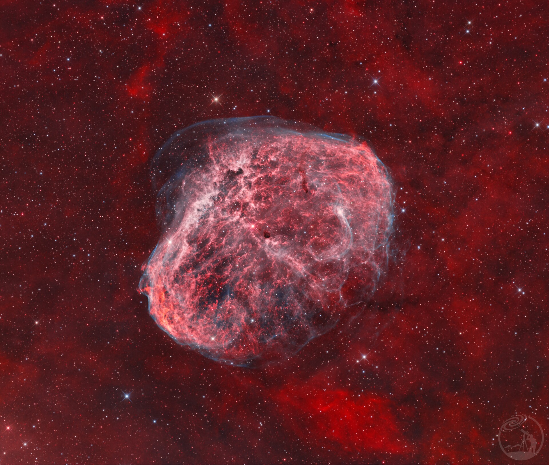 NGC6888眉月星云深度解析