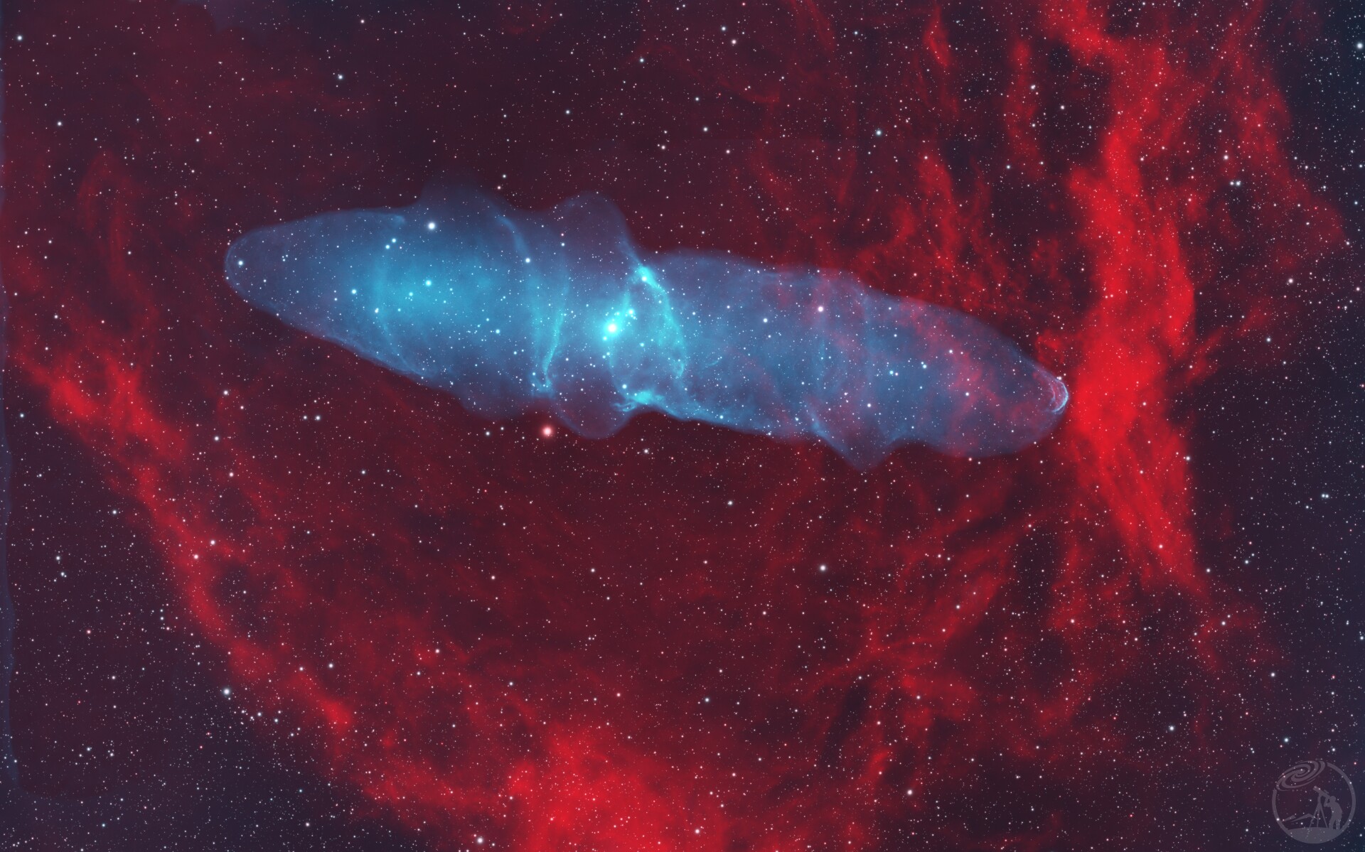 7级区拍摄的宇宙大鱿鱼OU4