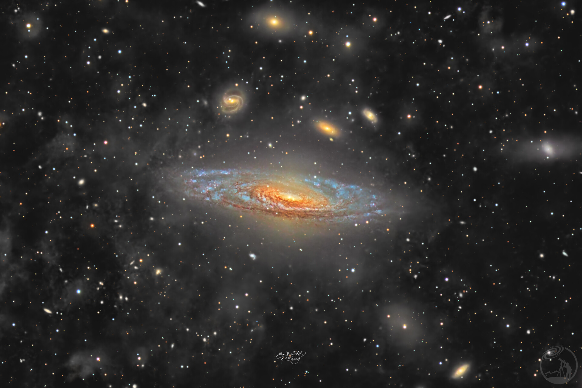 NGC7331暗云硬拉版