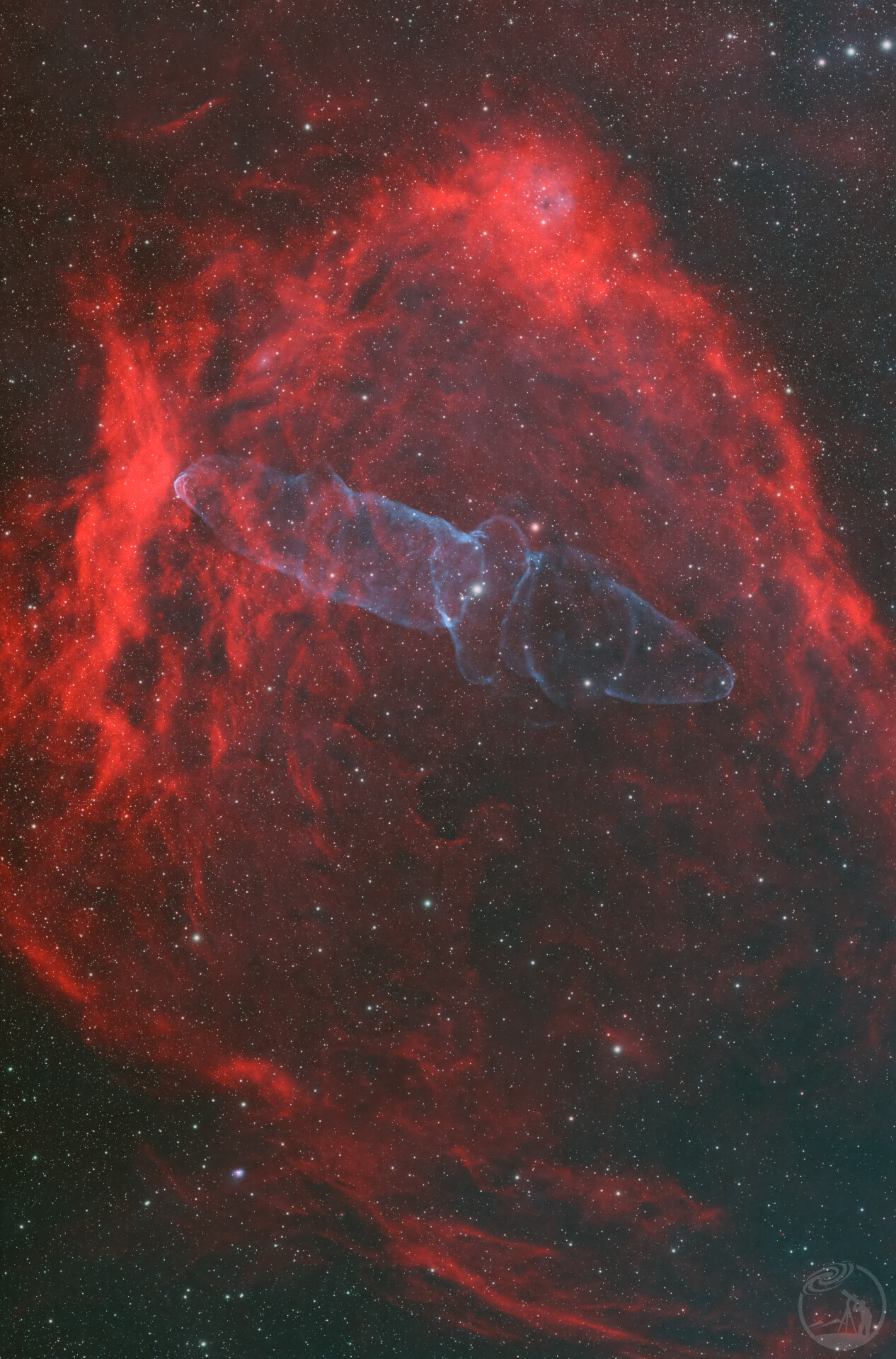 巨乌贼星云，SH2-129