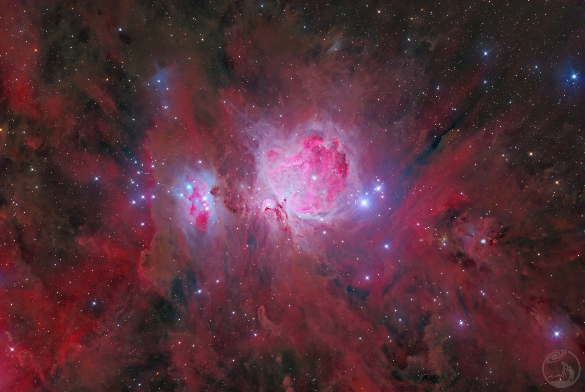M42广域LRGBSHO-星火晕染着的磅礴云海
