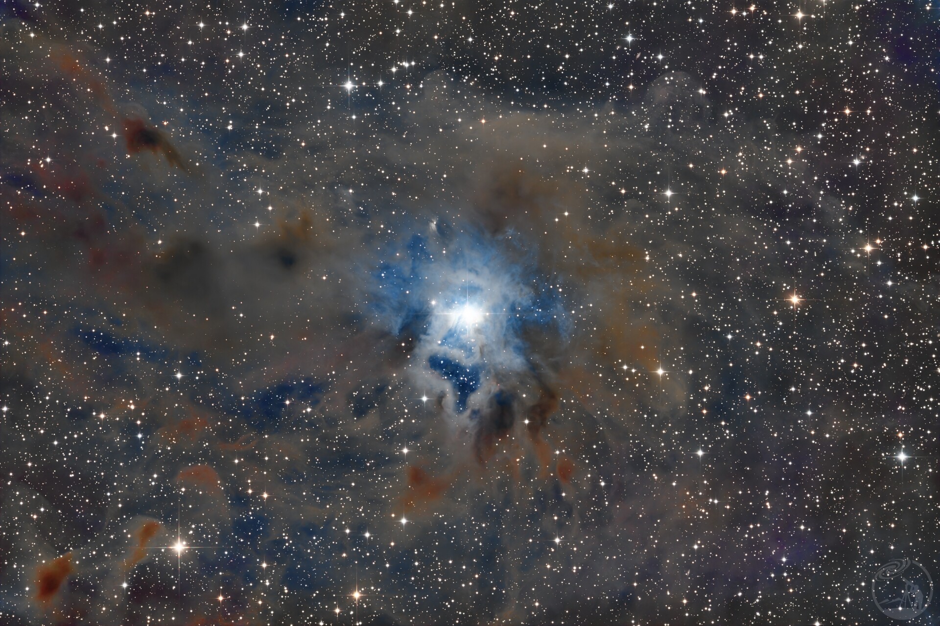 ngc7023 鸢尾花星云
