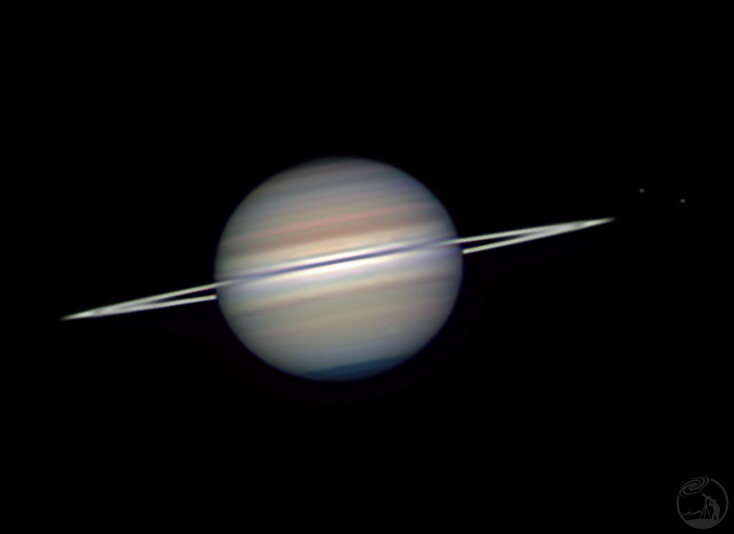 2025土星冲日，土卫三和土卫四