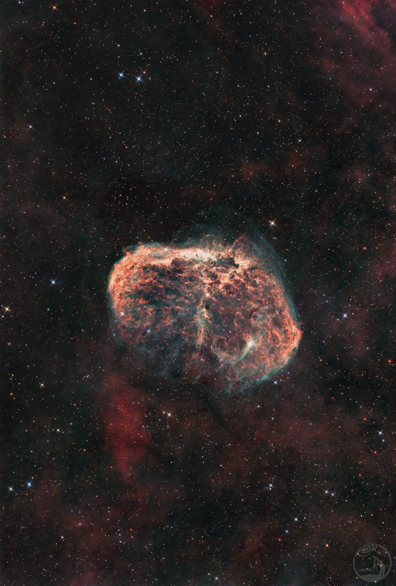 八级区眉月星云