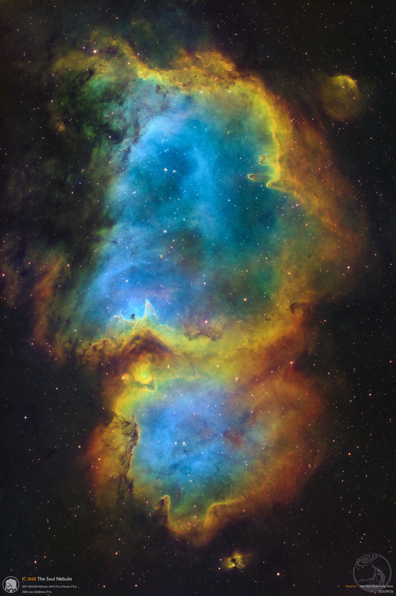 IC1848 灵魂星云