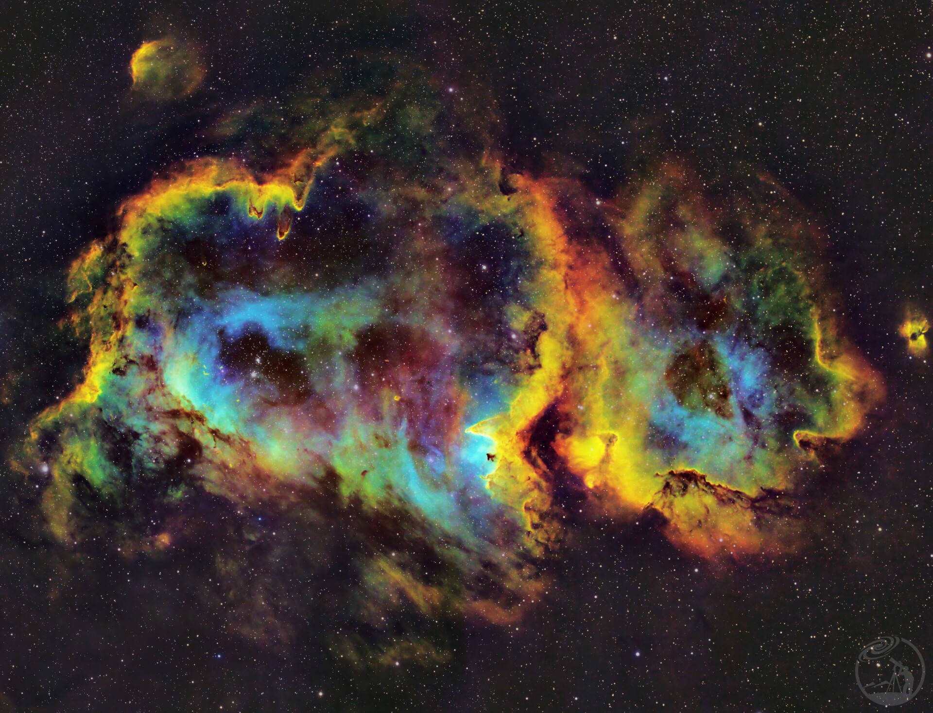 灵魂星云窄带马赛克 IC1848