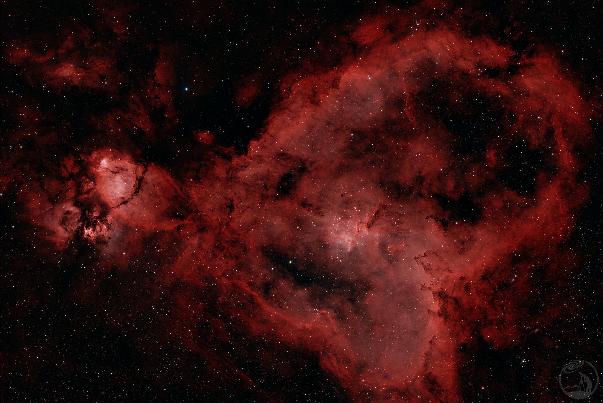 IC1805心脏星云&IC1795鱼头星云