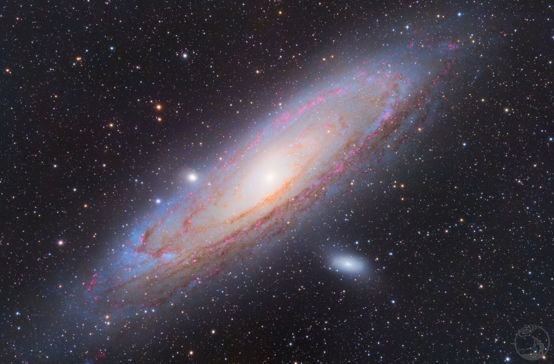 M31正常和加Ha两个版本