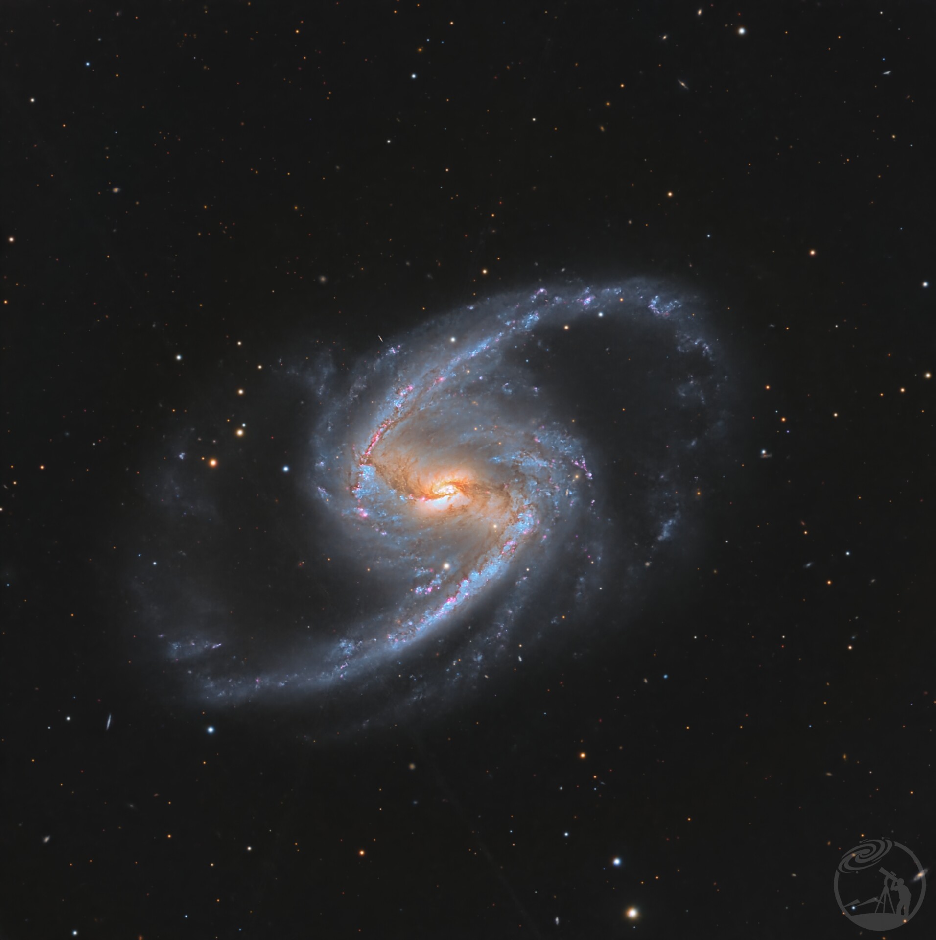 NGC1365 Great Barred Spiral Galaxy