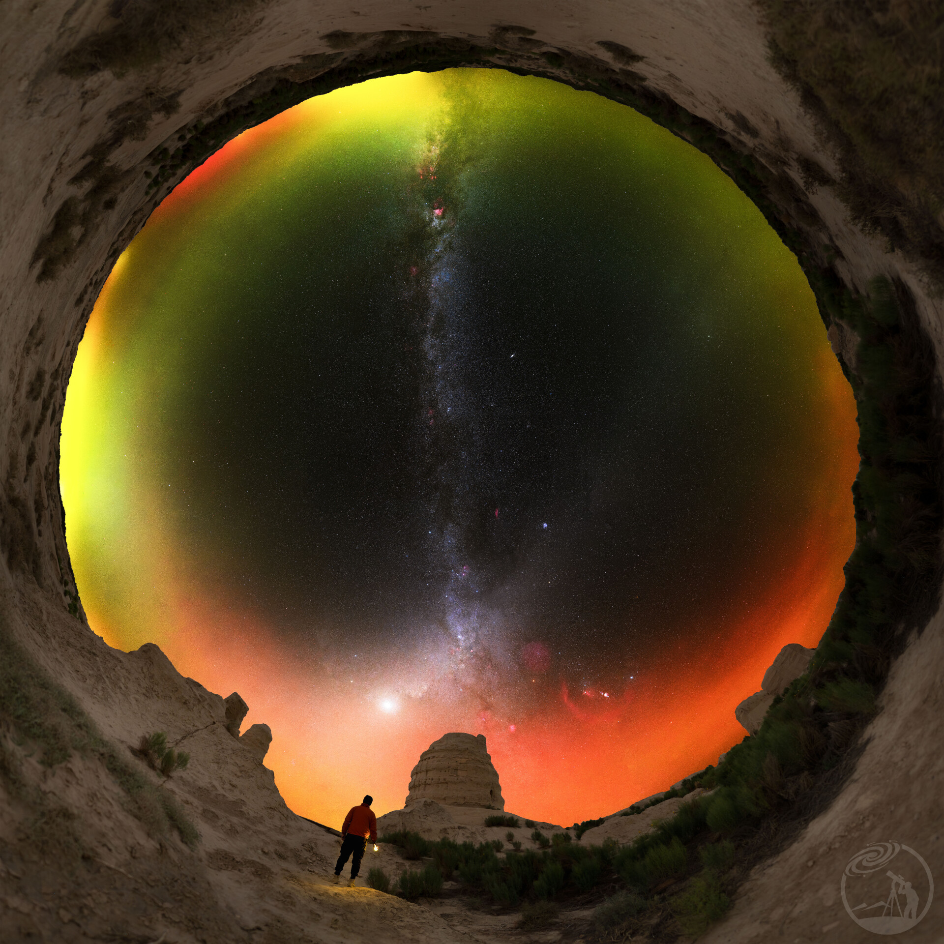 银河与黄道光的千年之约