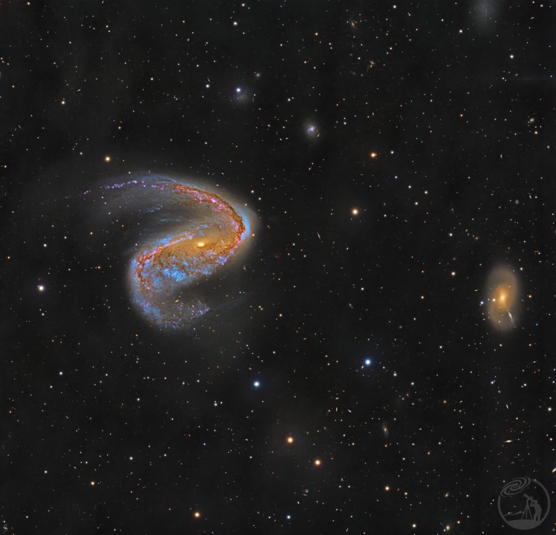NGC2442眼镜蛇星系